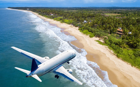plane landing
